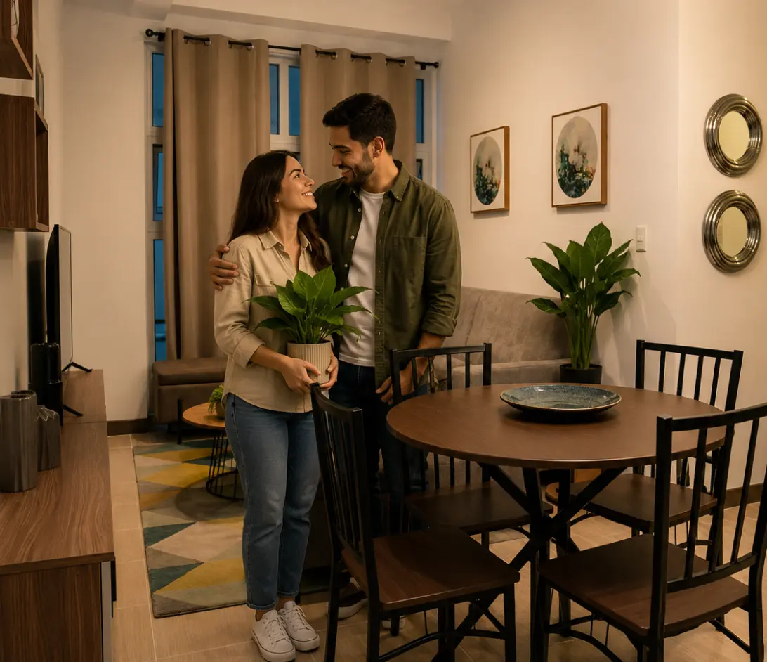 Comedor del apartamento modelo ElevaOnce